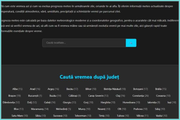 wheather data platform