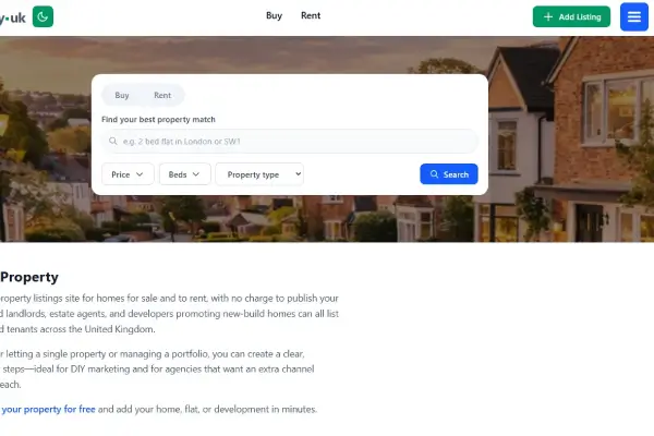 UK property marketplace